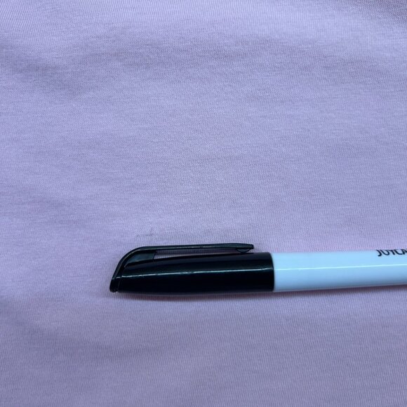 St. Roche Pink Echo Mini Dress Supima Cotton Padded Shoulders Size XL - Picture 9 of 13